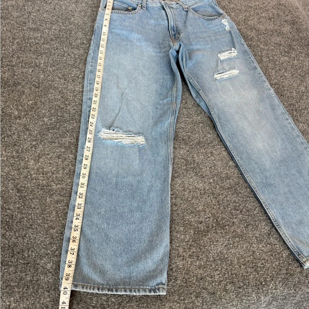 Levi's SilverTab Women’s Jeans Size 31 Blue 94 Baggy Light Distressed
